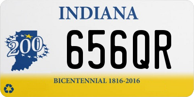 IN license plate 656QR