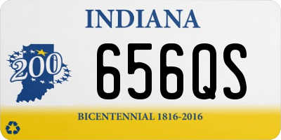 IN license plate 656QS