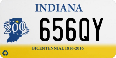 IN license plate 656QY