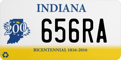 IN license plate 656RA