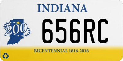 IN license plate 656RC