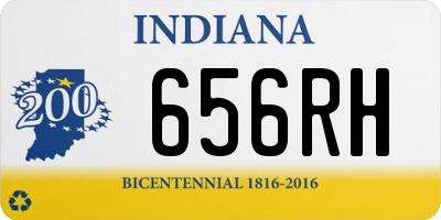 IN license plate 656RH