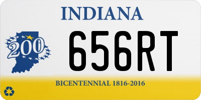 IN license plate 656RT