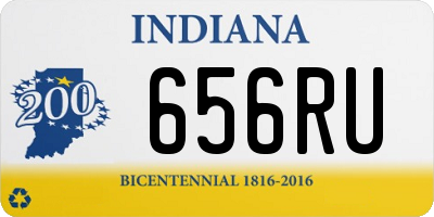 IN license plate 656RU