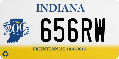 IN license plate 656RW