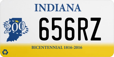 IN license plate 656RZ