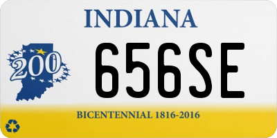 IN license plate 656SE