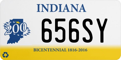 IN license plate 656SY
