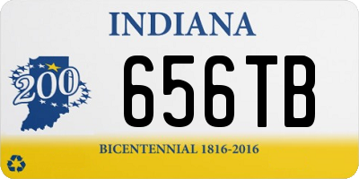 IN license plate 656TB