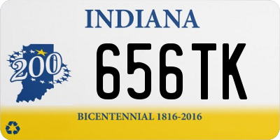 IN license plate 656TK