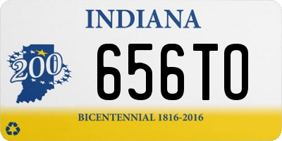 IN license plate 656TO