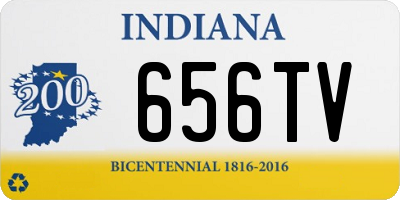 IN license plate 656TV