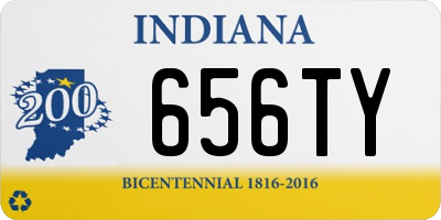 IN license plate 656TY