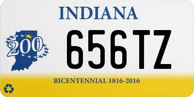 IN license plate 656TZ