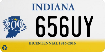 IN license plate 656UY