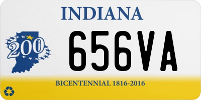 IN license plate 656VA
