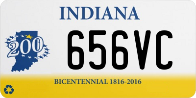 IN license plate 656VC