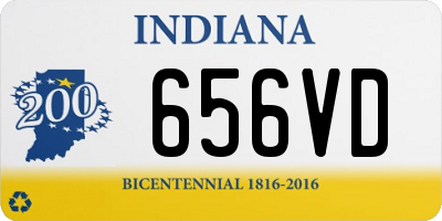 IN license plate 656VD