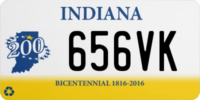 IN license plate 656VK