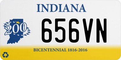 IN license plate 656VN