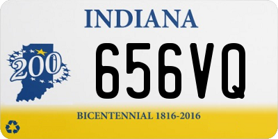 IN license plate 656VQ