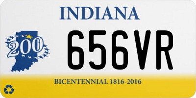 IN license plate 656VR