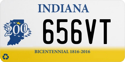 IN license plate 656VT