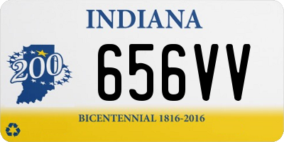 IN license plate 656VV