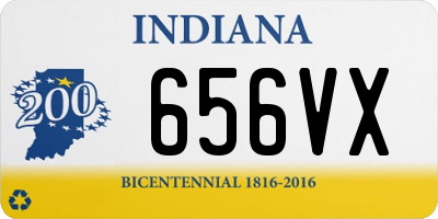 IN license plate 656VX