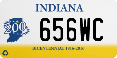 IN license plate 656WC