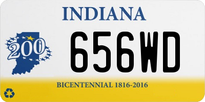 IN license plate 656WD