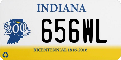 IN license plate 656WL