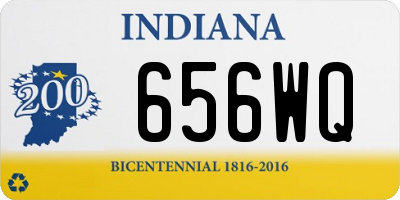 IN license plate 656WQ