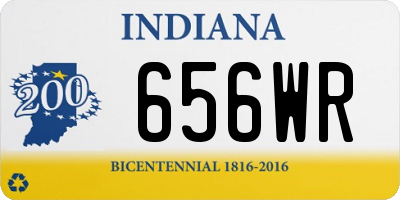 IN license plate 656WR