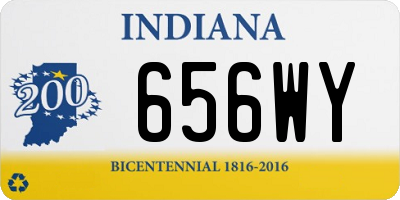 IN license plate 656WY