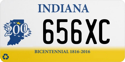 IN license plate 656XC