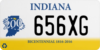 IN license plate 656XG