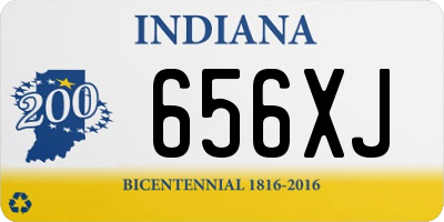 IN license plate 656XJ