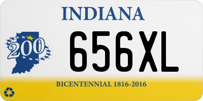 IN license plate 656XL