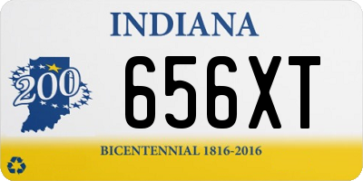 IN license plate 656XT