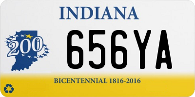 IN license plate 656YA