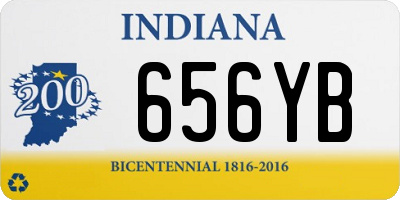 IN license plate 656YB