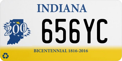 IN license plate 656YC