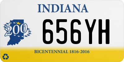 IN license plate 656YH
