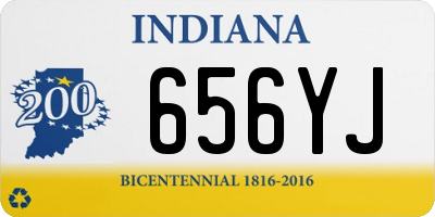 IN license plate 656YJ