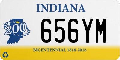 IN license plate 656YM