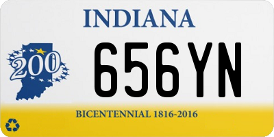 IN license plate 656YN