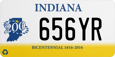 IN license plate 656YR