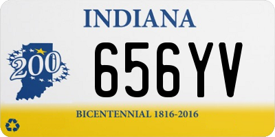 IN license plate 656YV