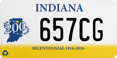 IN license plate 657CG